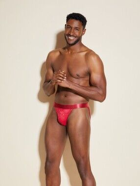 Cosabella Red Lace Jockstrap